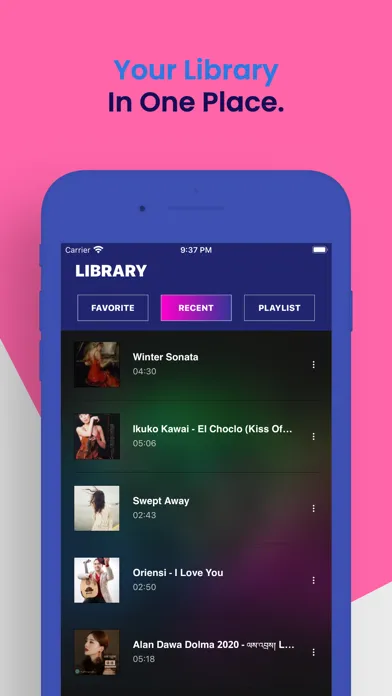 Ảnh chụp màn hình của OneMusic Pro