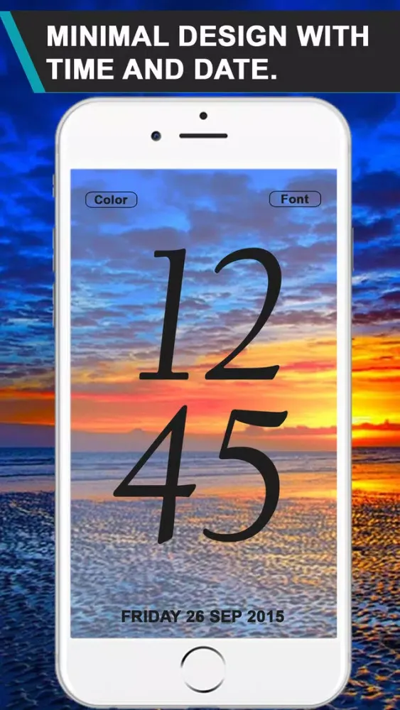 Blended Time: Beautiful Clock that Blends into your Environment. スクリーンショット