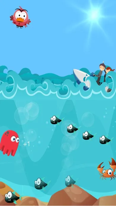 Jelly Fish Jack Childrens Game - Race crabs, fish and jetski in a fun under water adventure 스크린샷