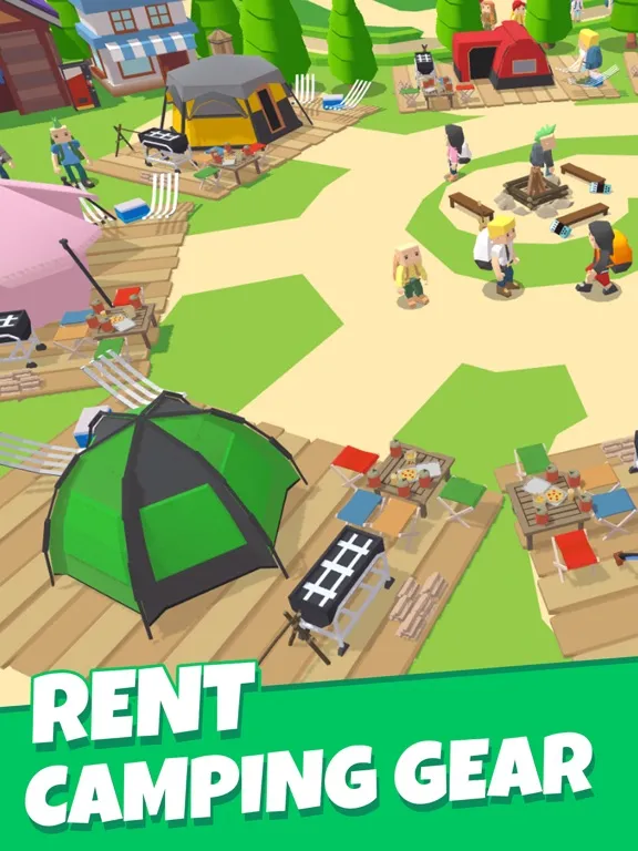 Camping Tycoon-Idle RV life iPad  Screenshots