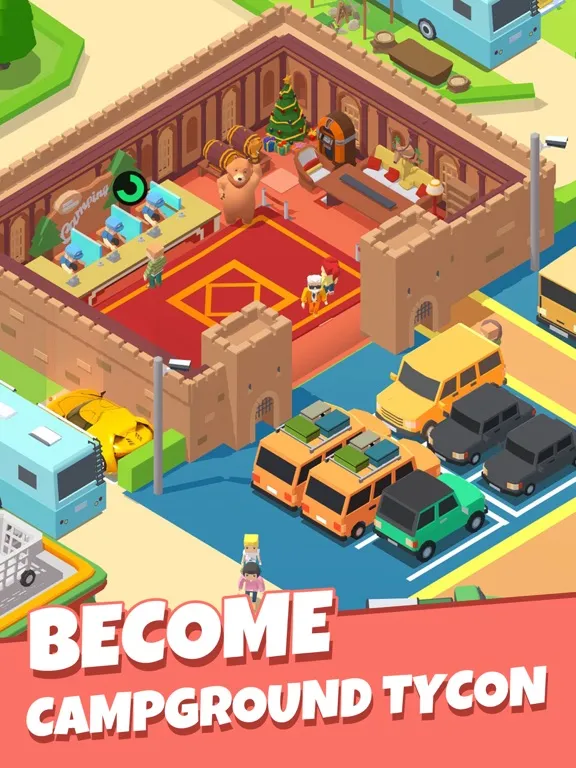 Camping Tycoon-Idle RV life iPad  Screenshots