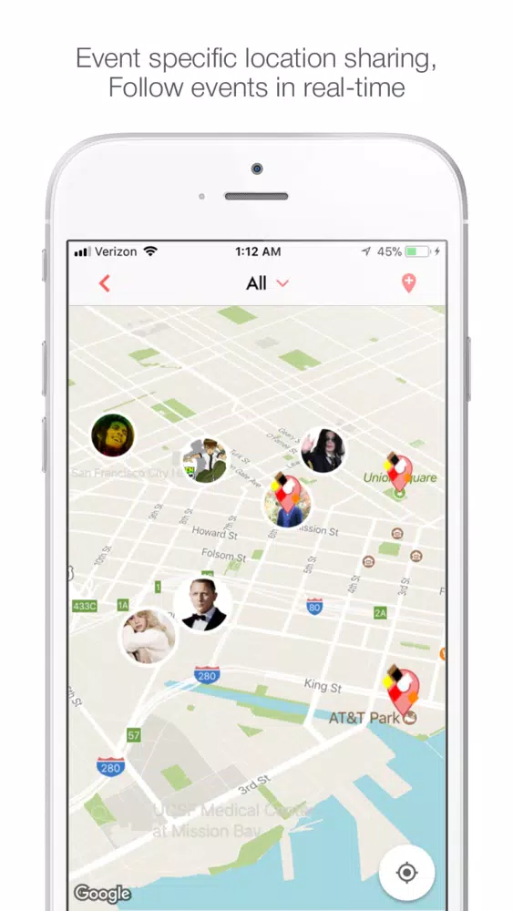 Tangkapan layar Campfire - Social Map for Events & Friends