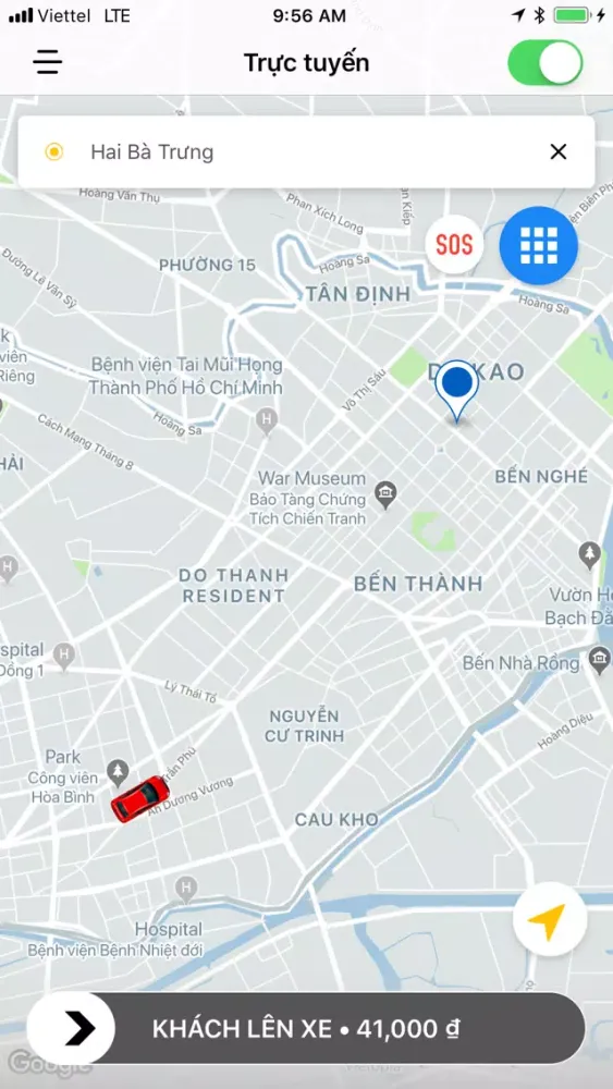 Tangkapan skrin Tài Xế Taxi Cẩm Phả