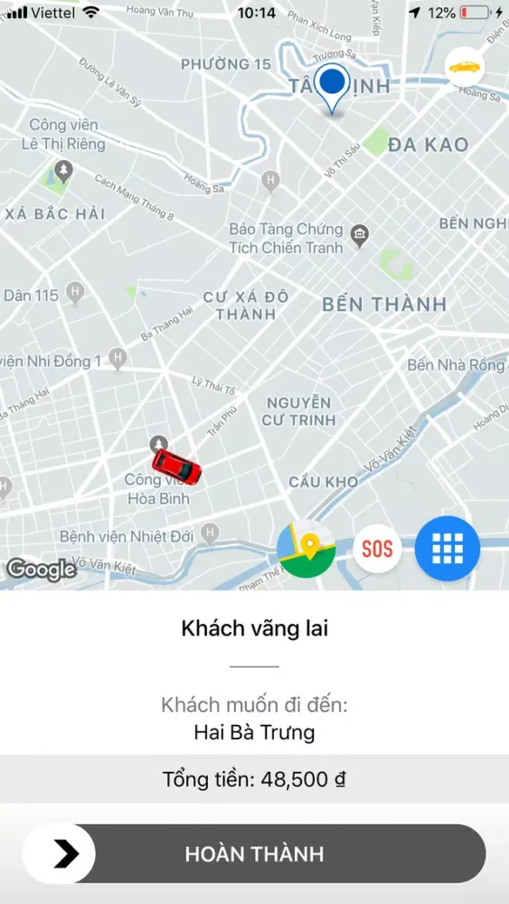 Tangkapan skrin Tài Xế Taxi Cẩm Phả