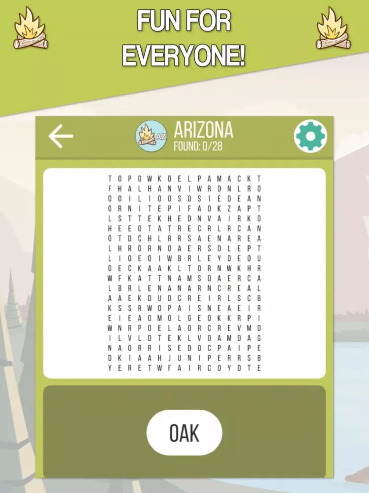 Capturas de pantalla de Camping Fun - Word Search iPad 