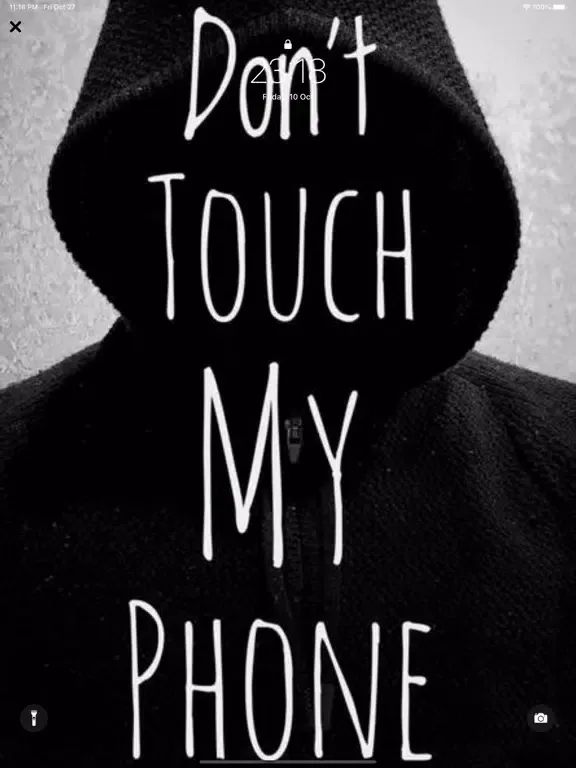 تصاویر dont touch my phone wallpaper iPad 