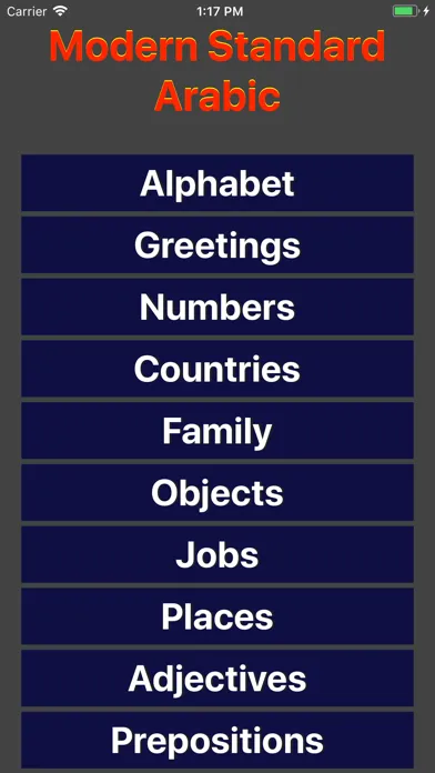 Modern Standard Arabic Screenshots