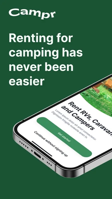 Campr - Rent RVs, Caravans應用截圖