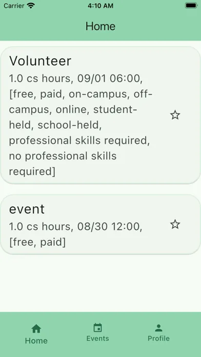 Zrzuty ekranu CampusConnect - SoCIEty
