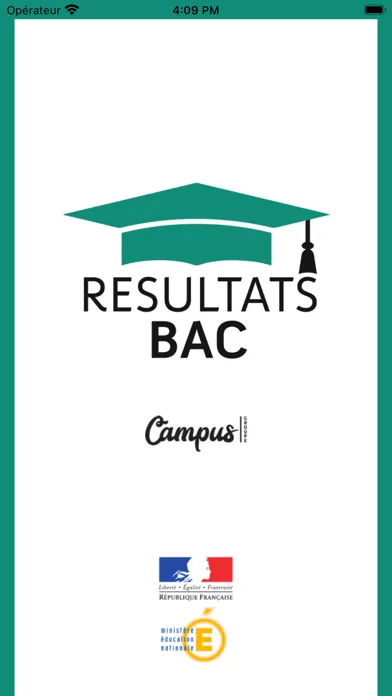 Capturas de tela do Résultat Bac 2024