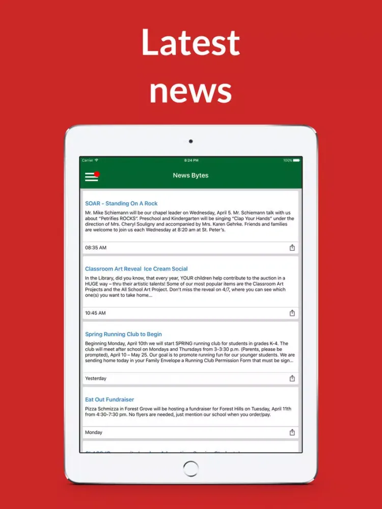 Forest Hills iPad  Screenshots