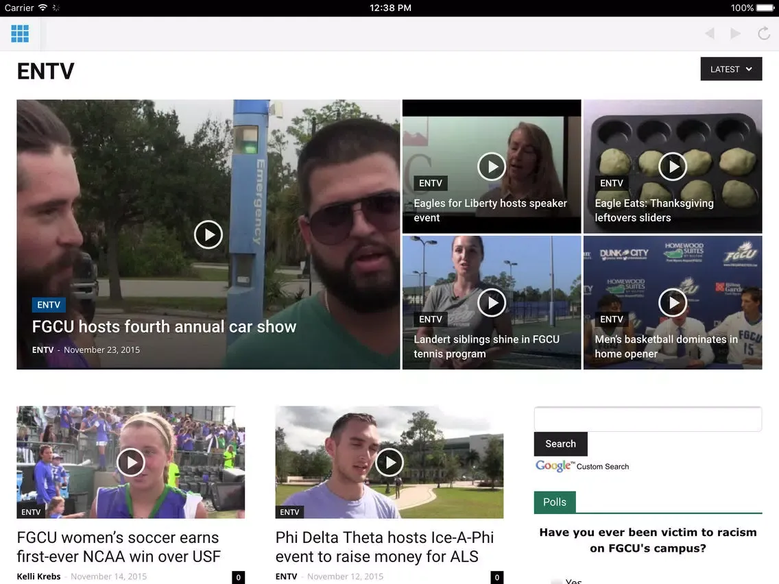 Eagle News iPad  Screenshots