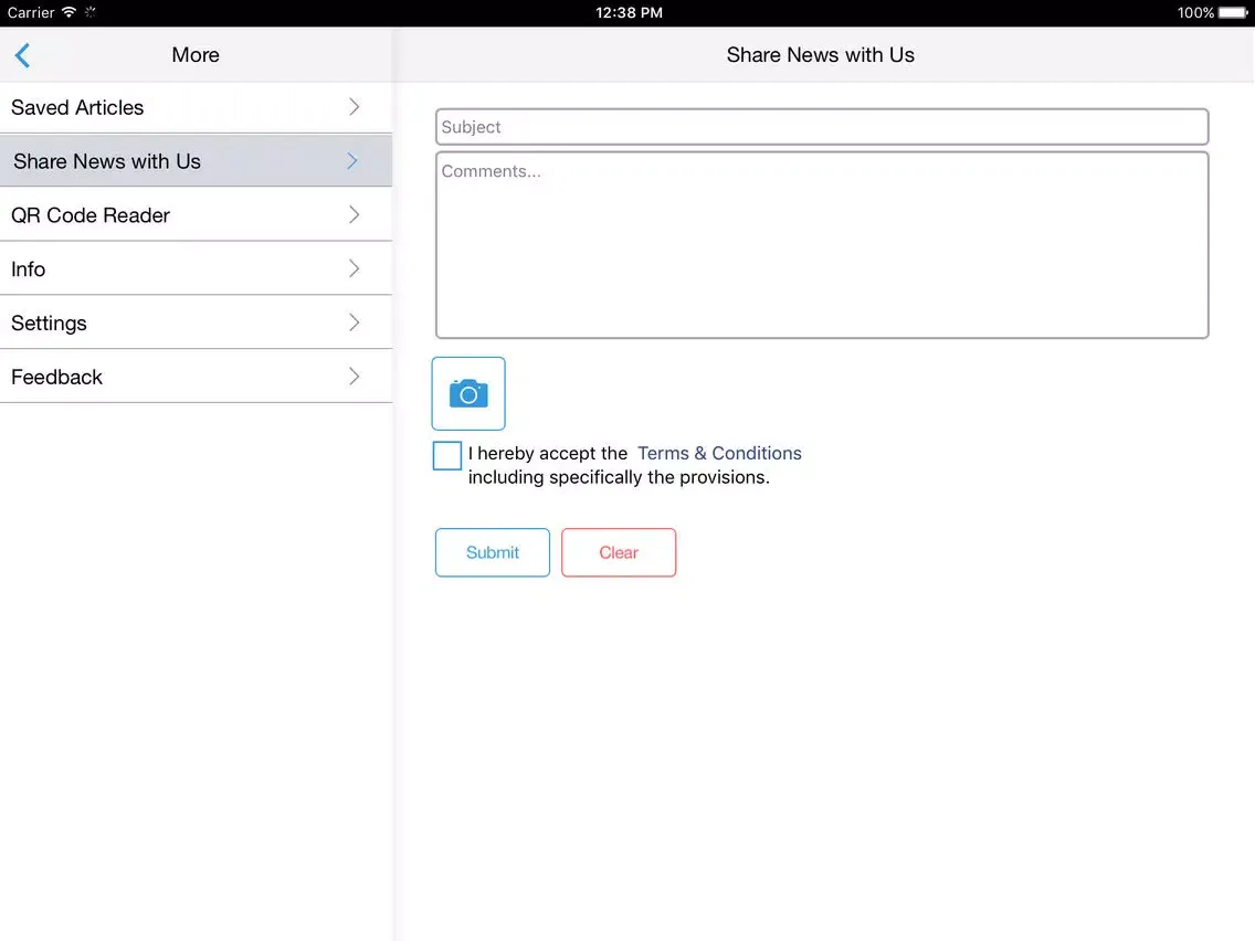 Eagle News iPad  Screenshots
