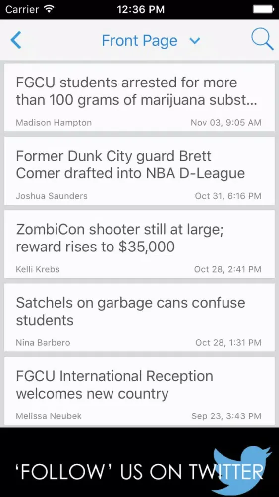 Eagle News Screenshots
