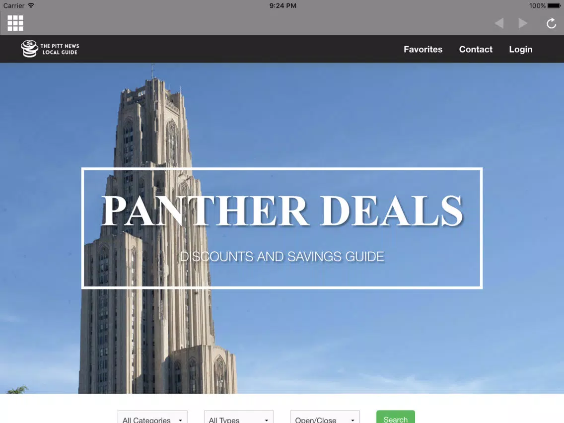 The Pitt News iPad  Ekran Görüntüleri