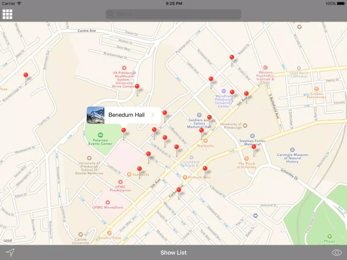 Capturas de pantalla de The Pitt News iPad 