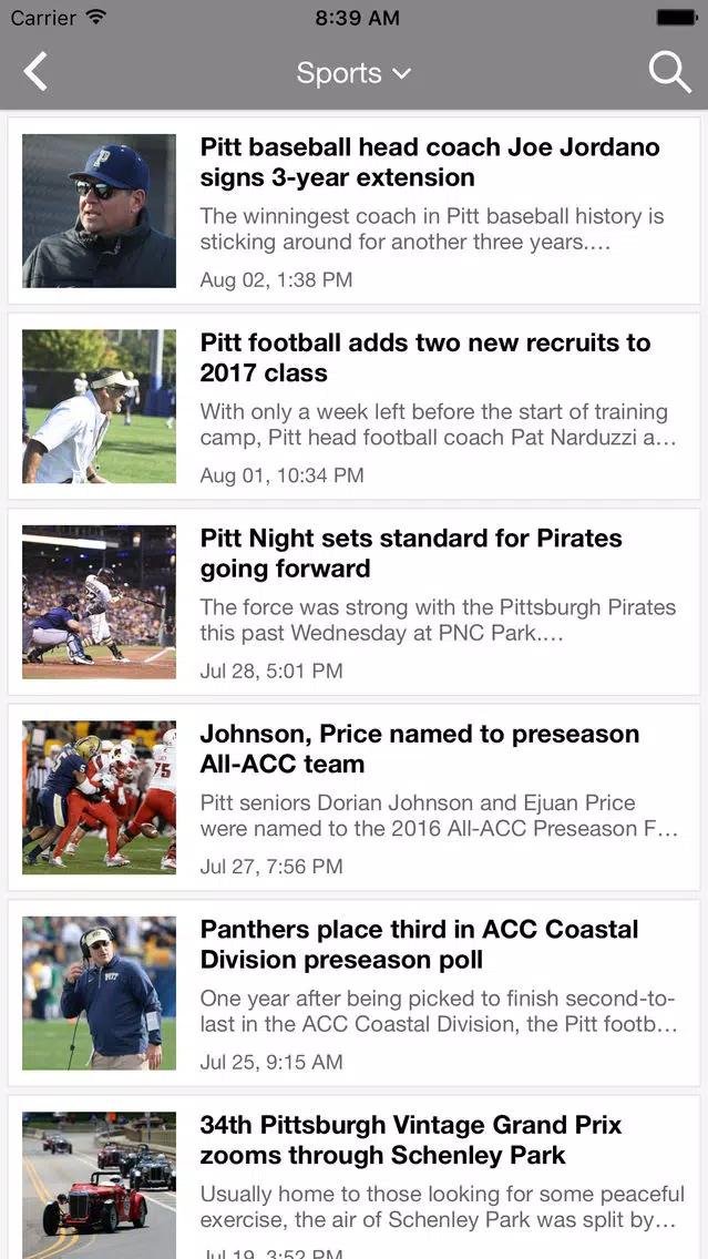 The Pitt News Ekran Görüntüleri