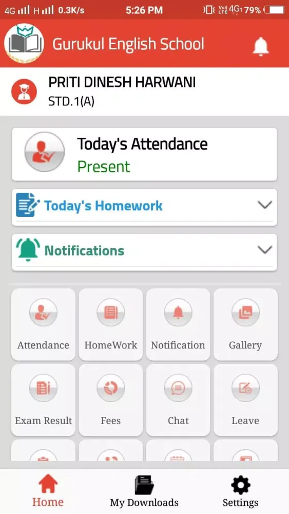Campusdean Parent's App 스크린샷