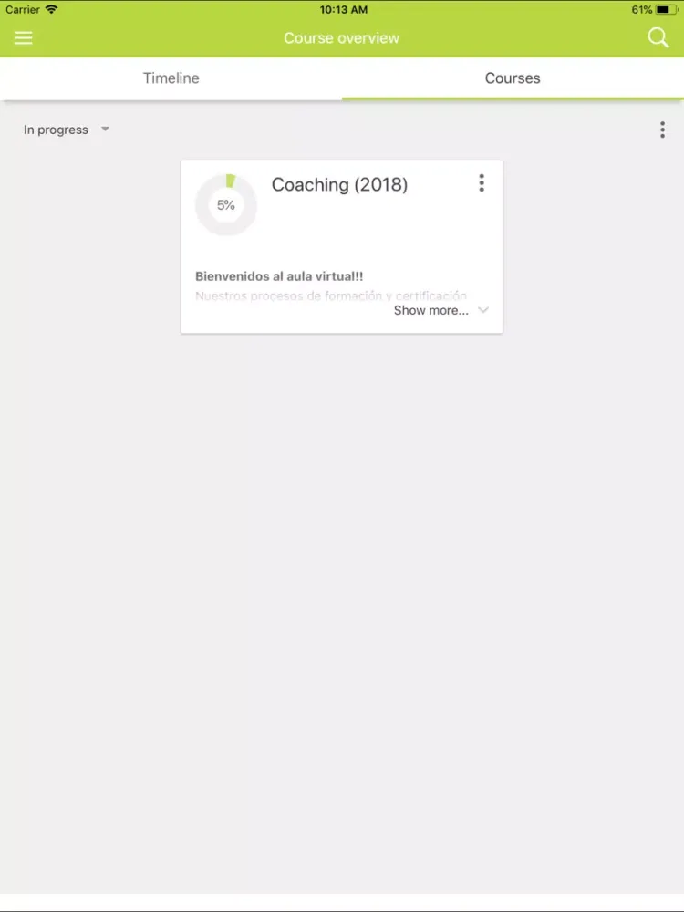 Campus LCN iPad  스크린샷