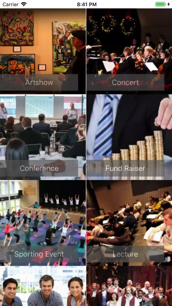 Screenshot di Campus Life App