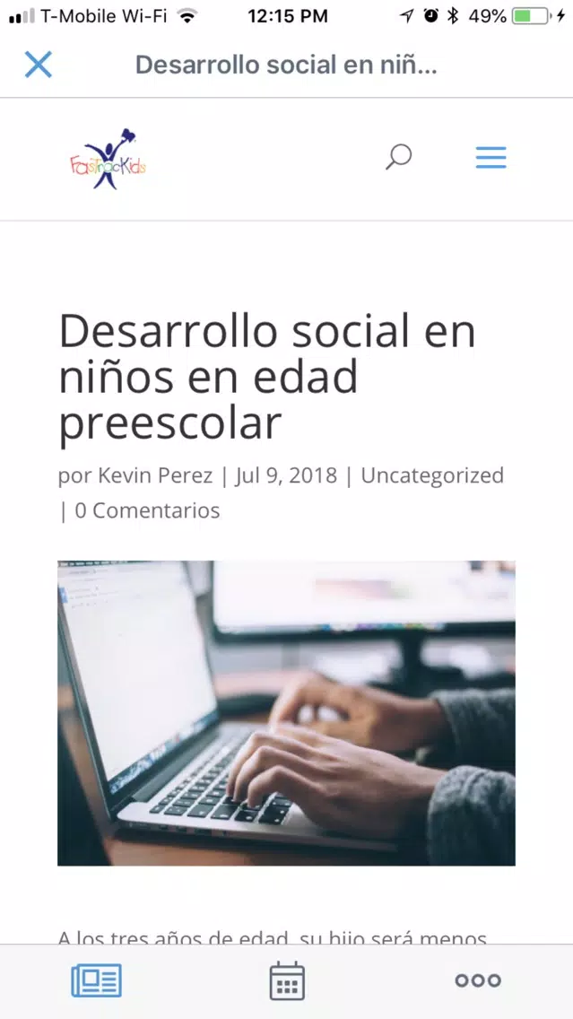 Captures d'écran de FasTracKids