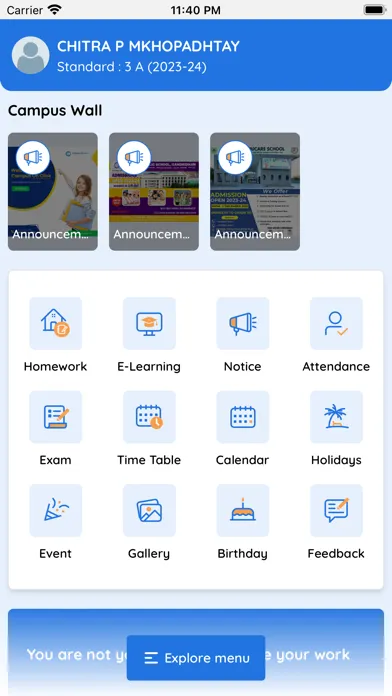 Capturas de pantalla de SGVP International School
