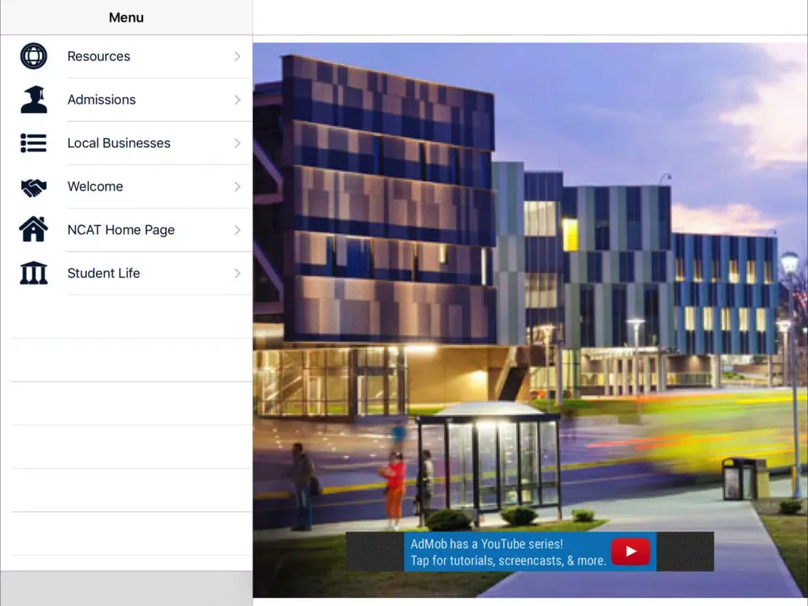 Capturas de pantalla de Visit NCAT iPad 