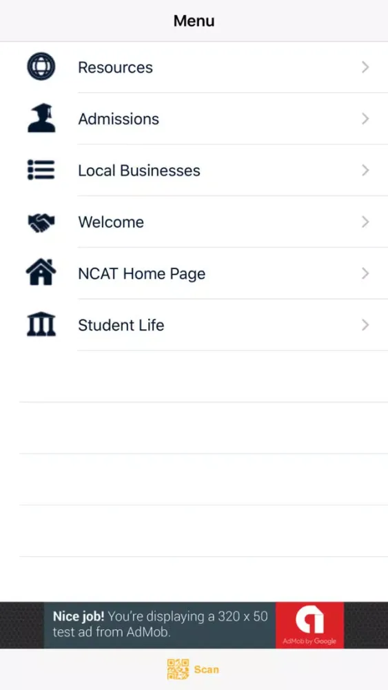 Capturas de pantalla de Visit NCAT