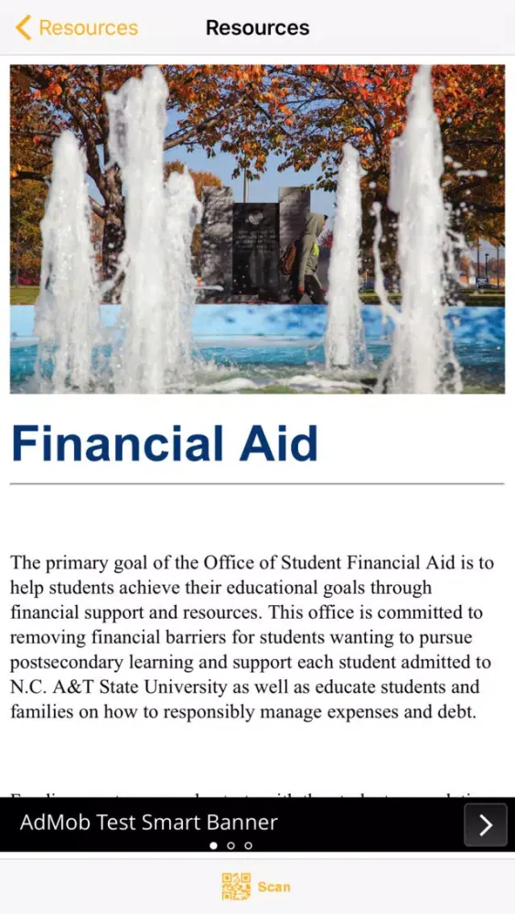 Capturas de pantalla de Visit NCAT