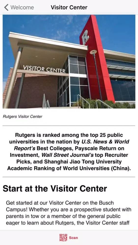 Visit Rutgers স্ক্রিনশট