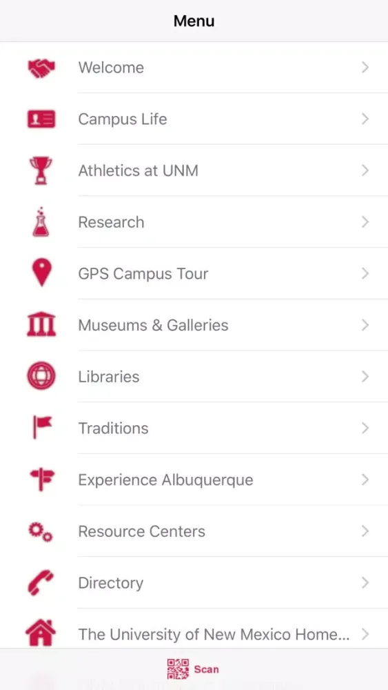 ภาพหน้าจอของ Visit UNM