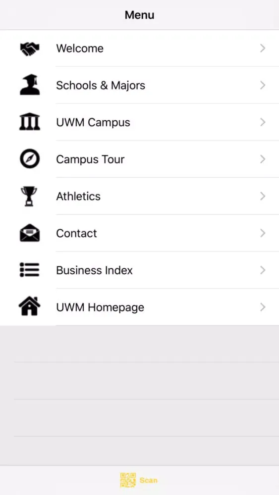 Tangkapan skrin Visit UWM