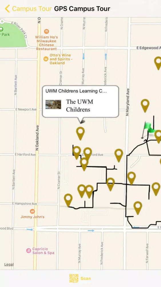 Tangkapan skrin Visit UWM
