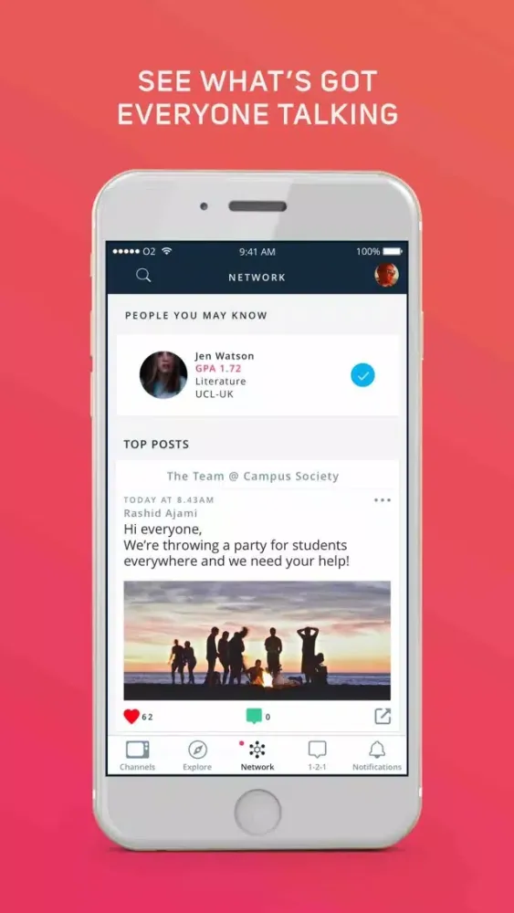 Captures d'écran de Campus Society – Student App