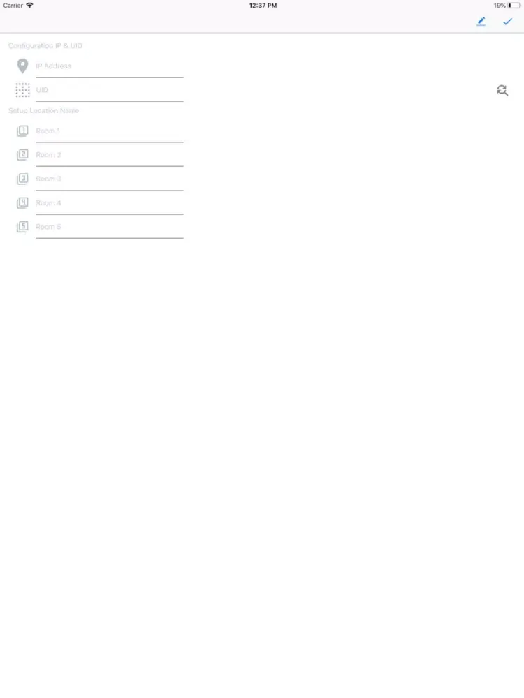 Tangkapan skrin Home Auto Smart Switch iPad 