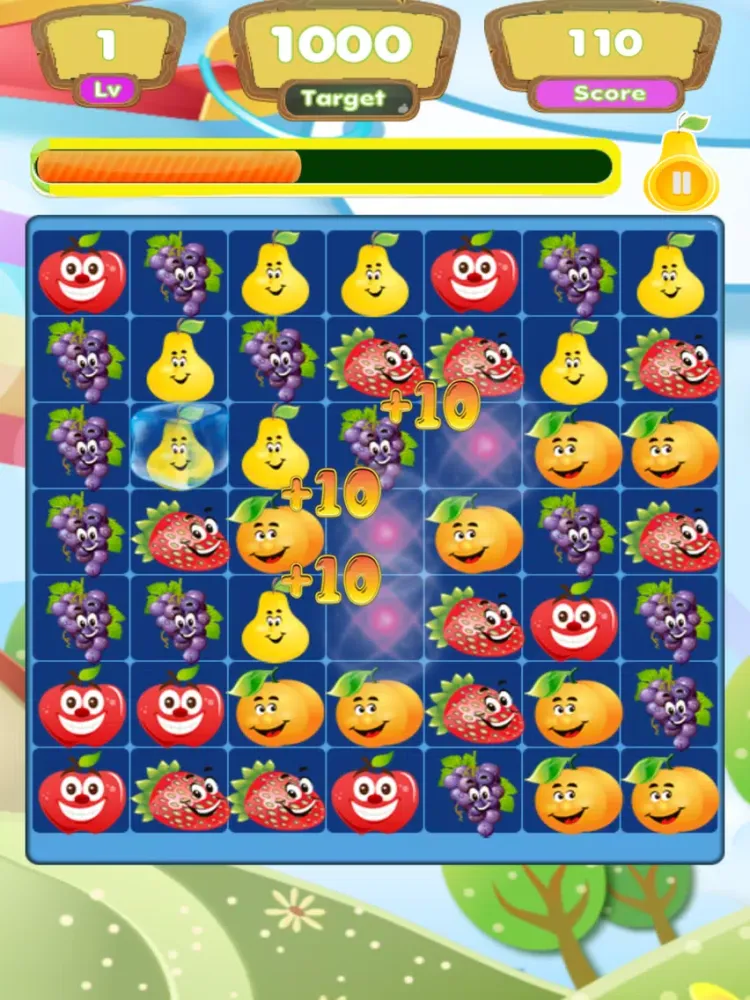 Fruit Match Free iPad 应用截图