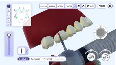 Capturas de tela do Dentist Simulation