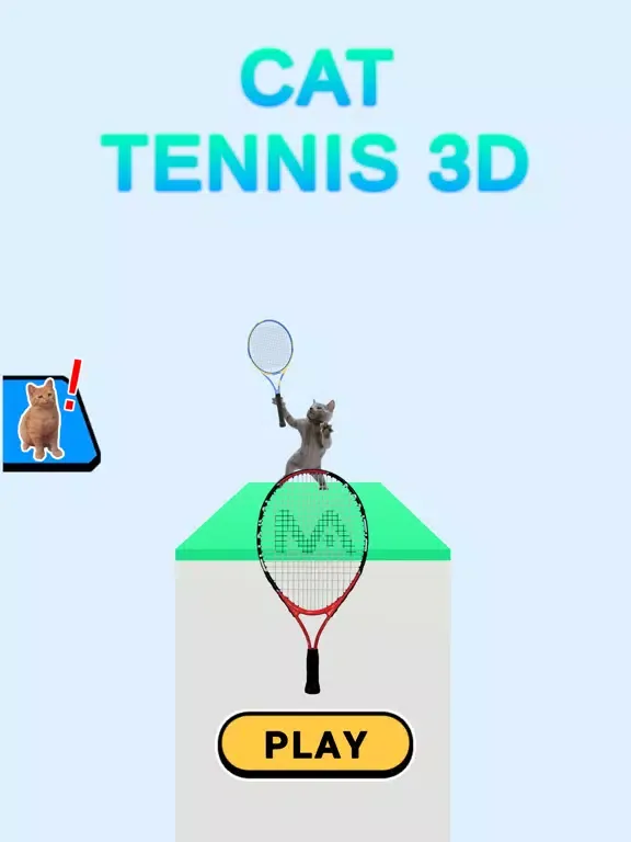 ภาพหน้าจอของ Cat Tennis 3D iPad 