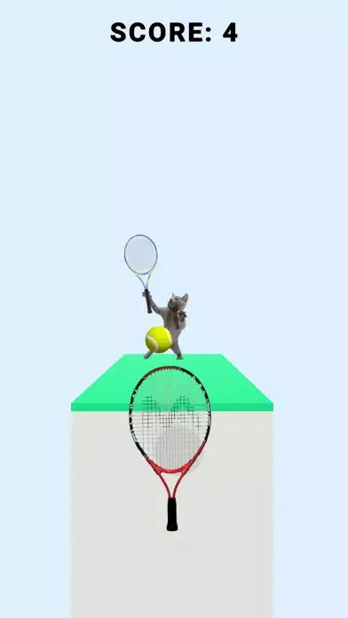 ภาพหน้าจอของ Cat Tennis 3D
