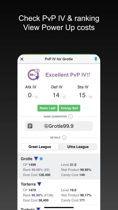 Poke Genie -Remote Raid IV PvP Screenshots
