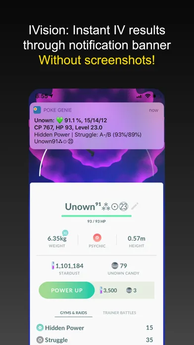 Poke Genie -Remote Raid IV PvP Screenshots