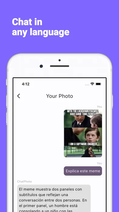 ChatPhoto - AI Photo Chatbot应用截图