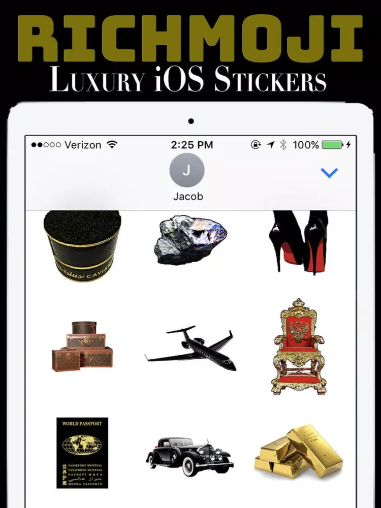 Zrzuty ekranu RICHMOJI iPad 