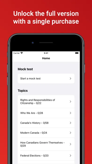 2024 Discover Canada Test 스크린샷