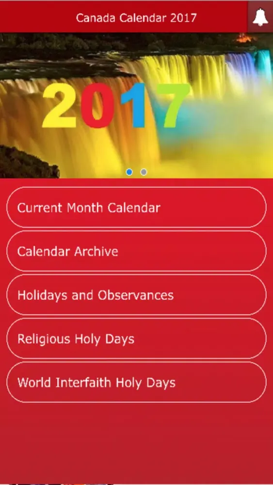 صور Canada Calendar 2017