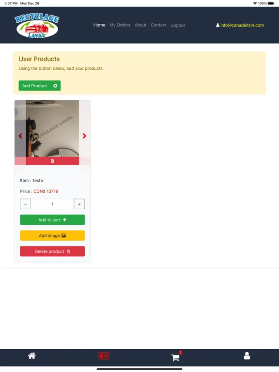Recyclage Laval iPad  Screenshots