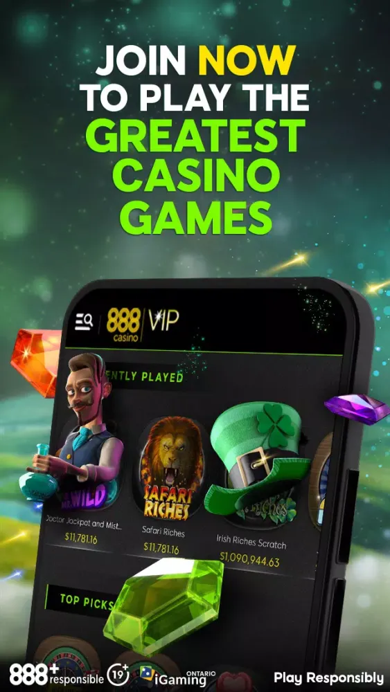 888 Casino Ontario: Real Money Screenshots