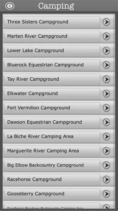 Tangkapan layar Canada Camping & Trails,Parks