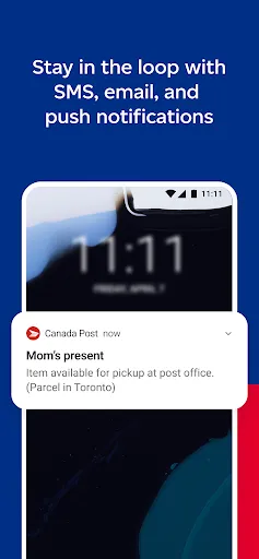 Canada Post スクリーンショット