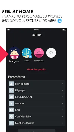 CANAL+, Live and catch-up TV سکرین شاٹس